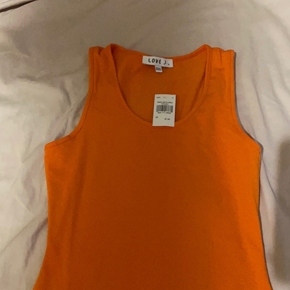 Orange maxi dress